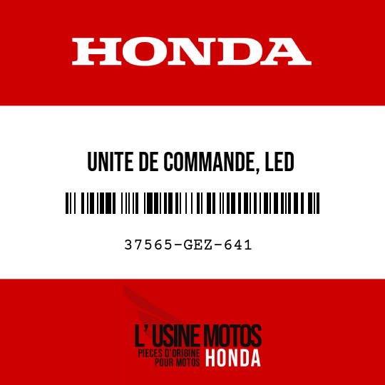 image de 37565-GEZ-641 UNITE DE COMMANDE, LED