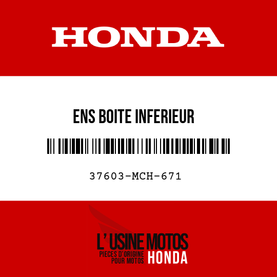 image de 37603-MCH-671 ENS BOITE INFERIEUR