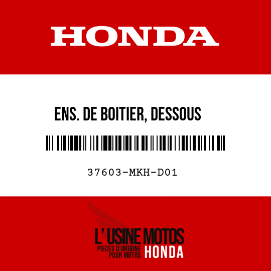 image de 37603-MKH-D01 ENS. DE BOITIER, DESSOUS