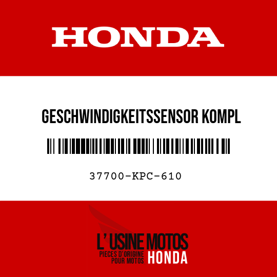 image de 37700-KPC-610 GESCHWINDIGKEITSSENSOR KOMPL