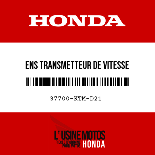 image de 37700-KTM-D21 ENS TRANSMETTEUR DE VITESSE
