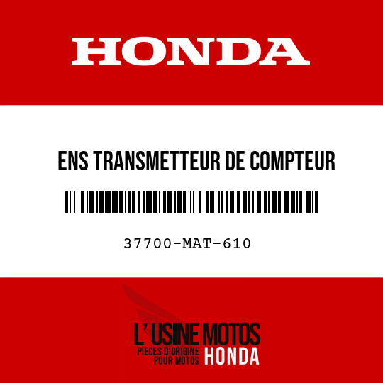 image de 37700-MAT-610 ENS TRANSMETTEUR DE COMPTEUR VITESSE