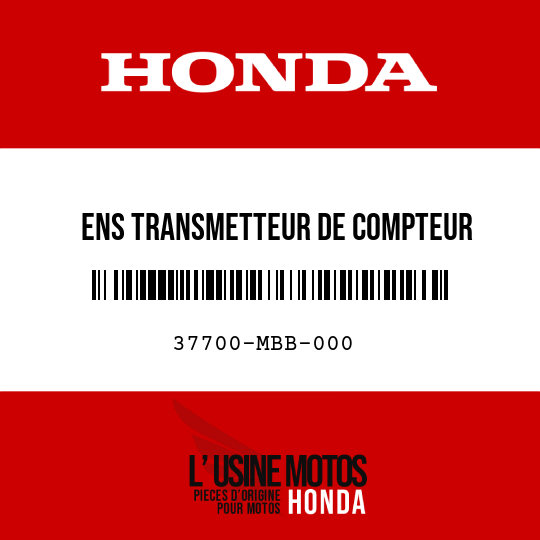 image de 37700-MBB-000 ENS TRANSMETTEUR DE COMPTEUR VITESSE