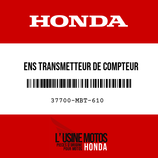 image de 37700-MBT-610 ENS TRANSMETTEUR DE COMPTEUR VITESSE