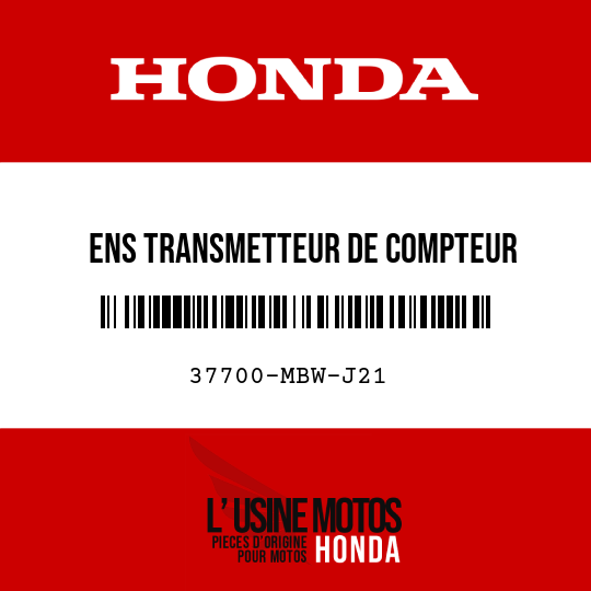 image de 37700-MBW-J21 ENS TRANSMETTEUR DE COMPTEUR VITESSE