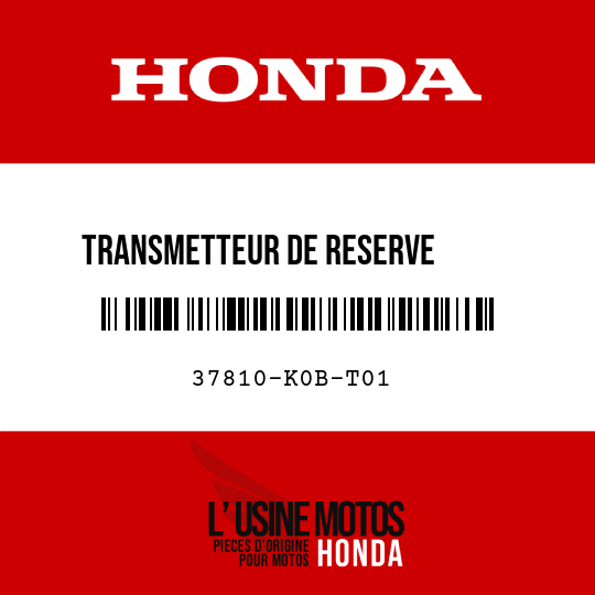 image de 37810-K0B-T01 TRANSMETTEUR DE RESERVE       D'ESSENCE