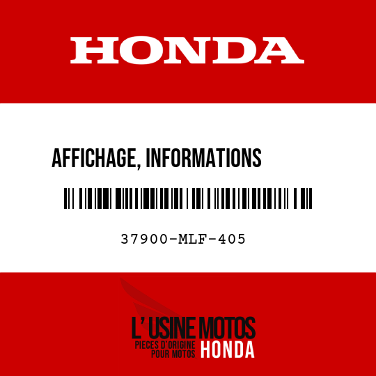 image de 37900-MLF-405 AFFICHAGE, INFORMATIONS       MULTIPLES