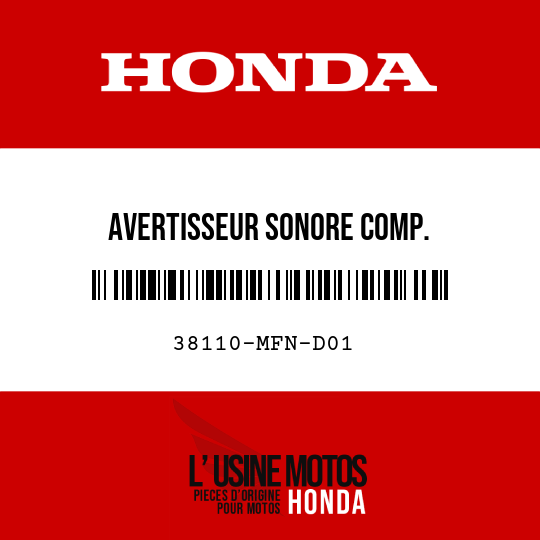 image de 38110-MFN-D01 AVERTISSEUR SONORE COMP.