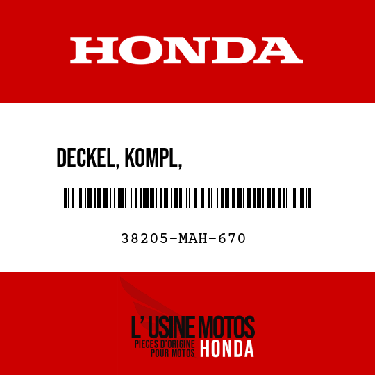 image de 38205-MAH-670 DECKEL, KOMPL,               SICHERUNGSKASTEN