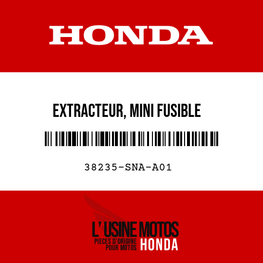 38235-SNA-A01 - Extracteur, mini fusible - Origine Honda ®