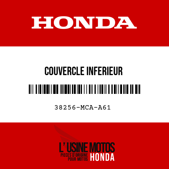 image de 38256-MCA-A61 COUVERCLE INFERIEUR