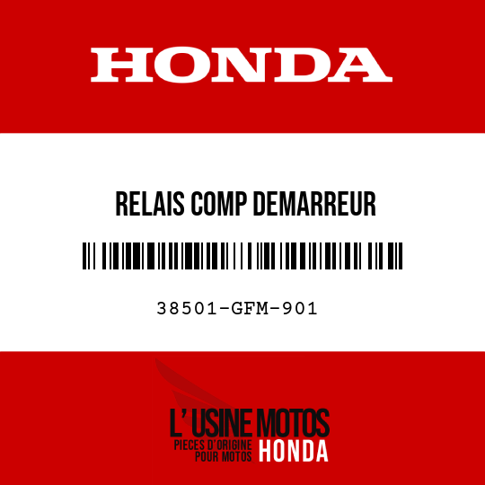 image de 38501-GFM-901 RELAIS COMP DEMARREUR