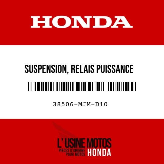 image de 38506-MJM-D10 SUSPENSION, RELAIS PUISSANCE