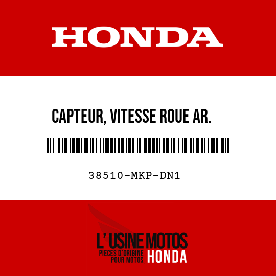 image de 38510-MKP-DN1 CAPTEUR, VITESSE ROUE AR.