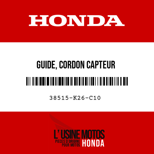 image de 38515-K26-C10 GUIDE, CORDON CAPTEUR