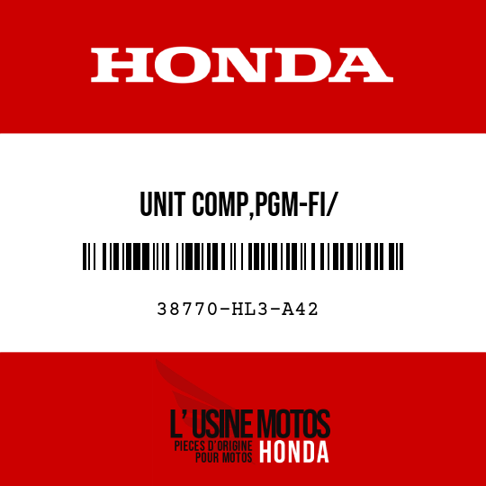image de 38770-HL3-A42 UNIT COMP,PGM-FI/