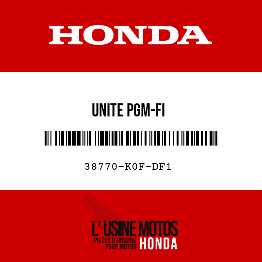 image de 38770-K0F-DF1 UNITE PGM-FI