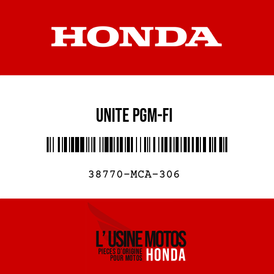 image de 38770-MCA-306 UNITE PGM-FI