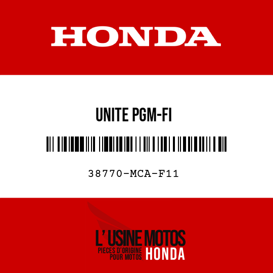 image de 38770-MCA-F11 UNITE PGM-FI