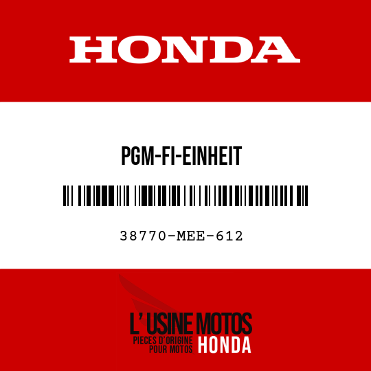 image de 38770-MEE-612 PGM-FI-EINHEIT