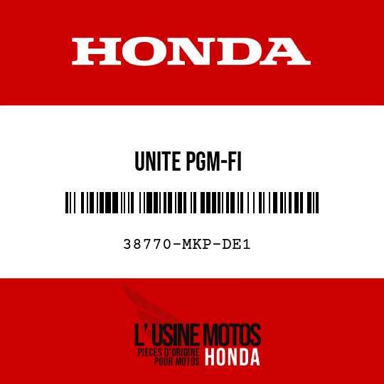 image de 38770-MKP-DE1 UNITE PGM-FI