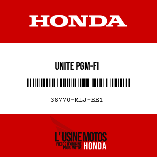 image de 38770-MLJ-EE1 UNITE PGM-FI