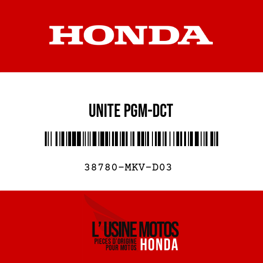 image de 38780-MKV-D03 UNITE PGM-DCT