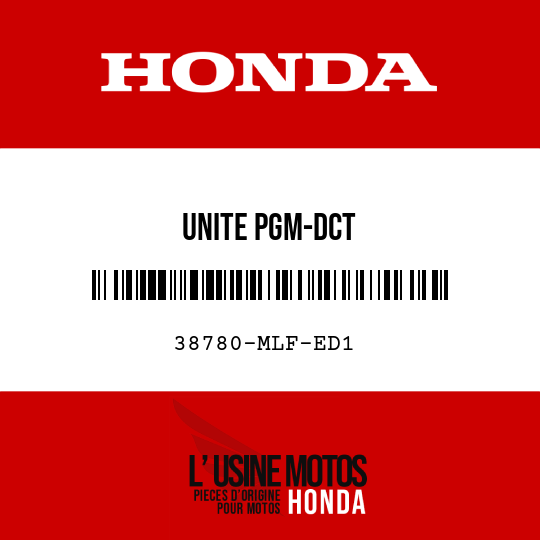 image de 38780-MLF-ED1 UNITE PGM-DCT