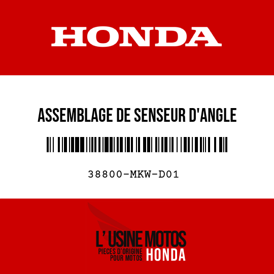 image de 38800-MKW-D01 ASSEMBLAGE DE SENSEUR D'ANGLE (350DEGREE)