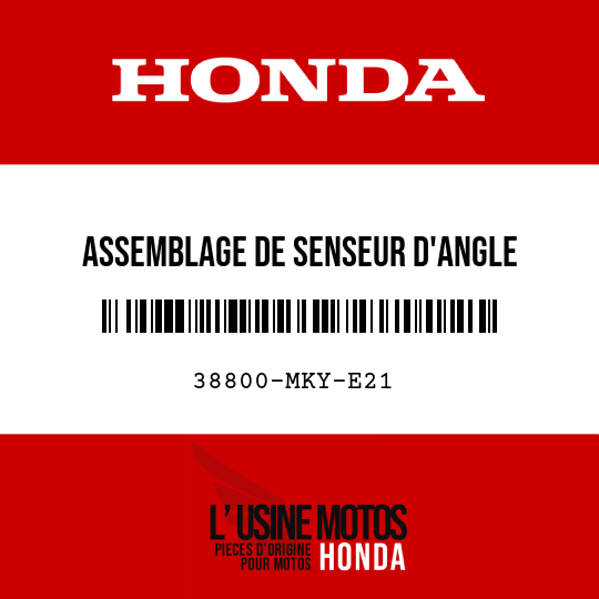 image de 38800-MKY-E21 ASSEMBLAGE DE SENSEUR D'ANGLE (350DEG)