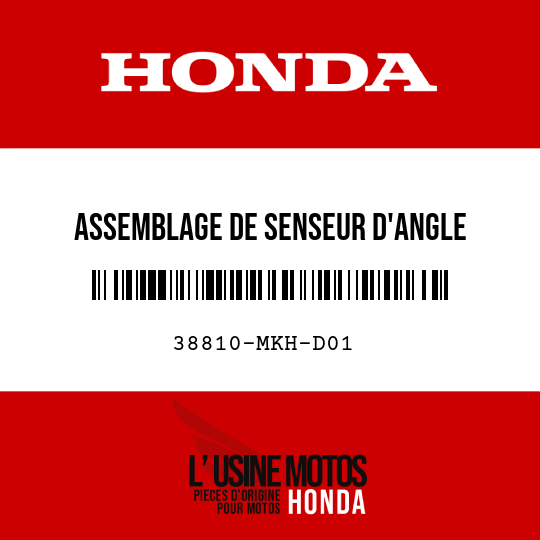 image de 38810-MKH-D01 ASSEMBLAGE DE SENSEUR D'ANGLE (40DEG)