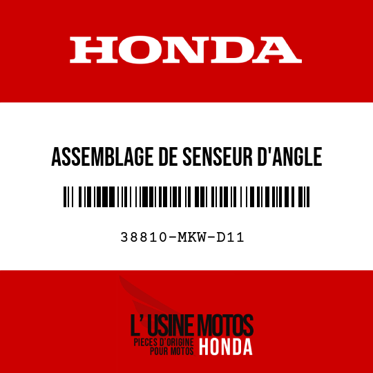 image de 38810-MKW-D11 ASSEMBLAGE DE SENSEUR D'ANGLE (40DEGREE)