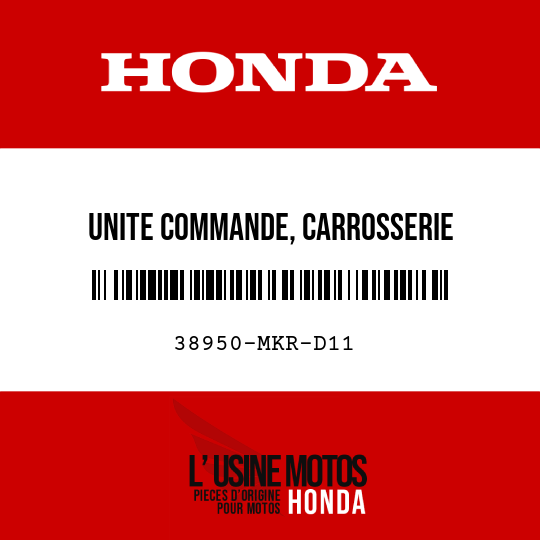 image de 38950-MKR-D11 UNITE COMMANDE, CARROSSERIE