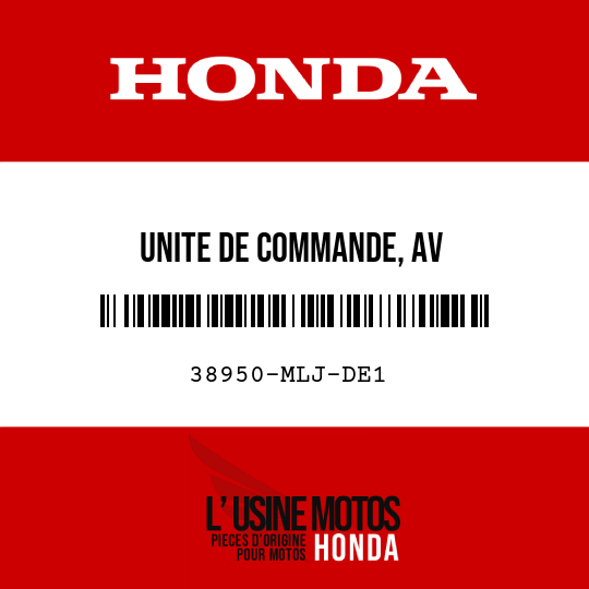 image de 38950-MLJ-DE1 UNITE DE COMMANDE, AV
