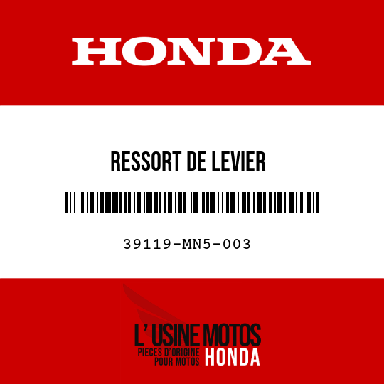 image de 39119-MN5-003 RESSORT DE LEVIER