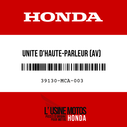 image de 39130-MCA-003 UNITE D'HAUTE-PARLEUR (AV)