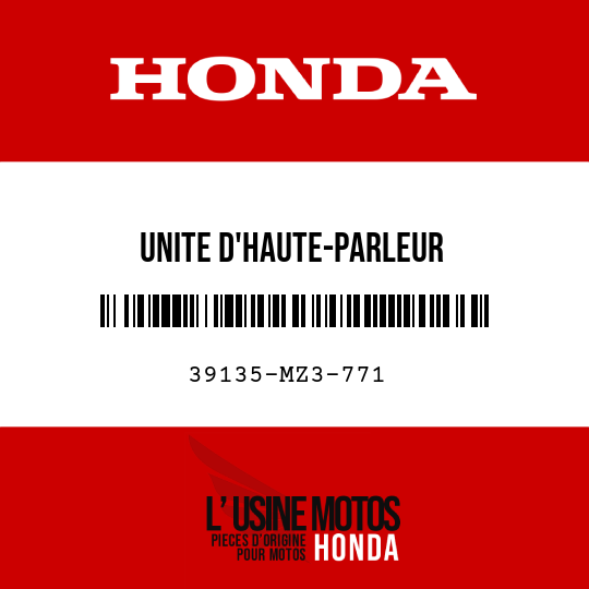image de 39135-MZ3-771 UNITE D'HAUTE-PARLEUR
