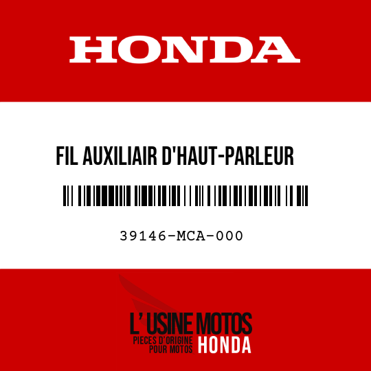 image de 39146-MCA-000 FIL AUXILIAIR D'HAUT-PARLEUR