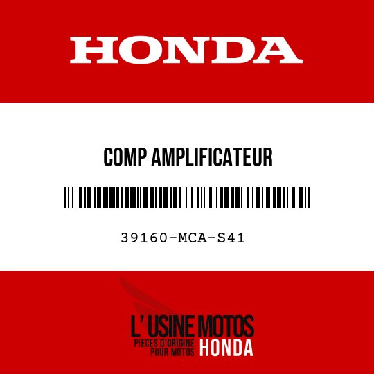 image de 39160-MCA-S41 COMP AMPLIFICATEUR