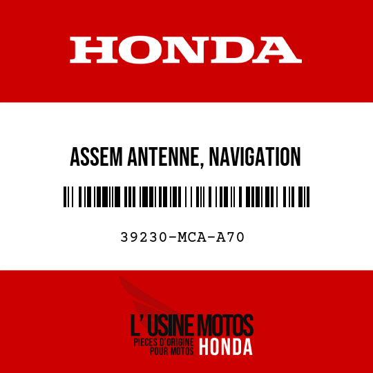 image de 39230-MCA-A70 ASSEM ANTENNE, NAVIGATION