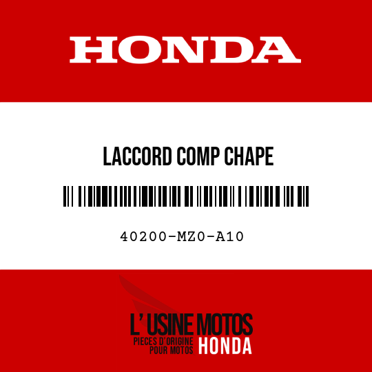 image de 40200-MZ0-A10 LACCORD COMP CHAPE