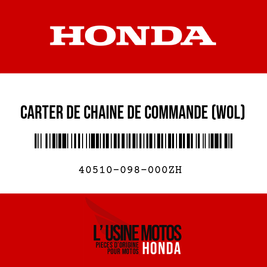image de 40510-098-000ZH CARTER DE CHAINE DE COMMANDE (WOL) R157 