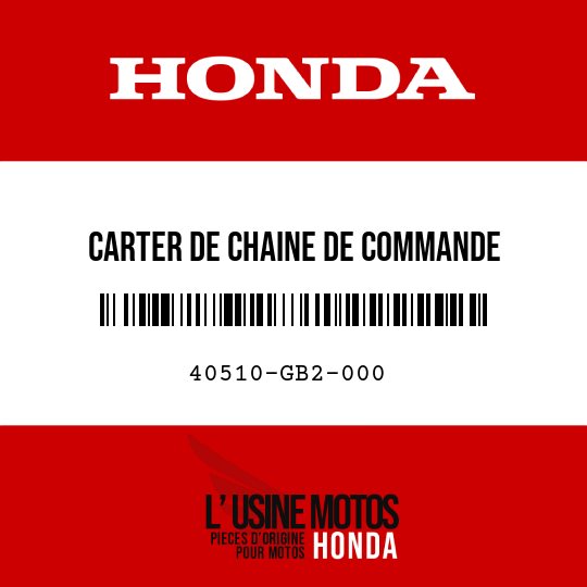 image de 40510-GB2-000 CARTER DE CHAINE DE COMMANDE
