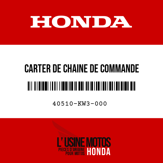 image de 40510-KW3-000 CARTER DE CHAINE DE COMMANDE