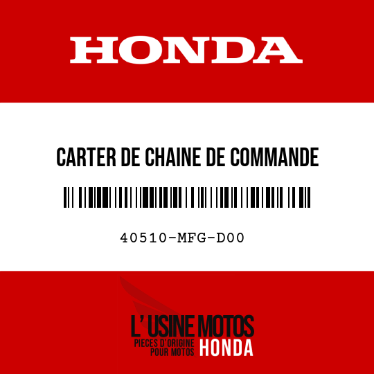 image de 40510-MFG-D00 CARTER DE CHAINE DE COMMANDE