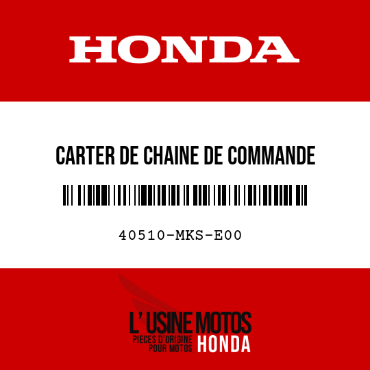 image de 40510-MKS-E00 CARTER DE CHAINE DE COMMANDE