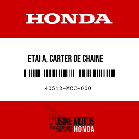 image de 40512-MCC-000 ETAI A, CARTER DE CHAINE