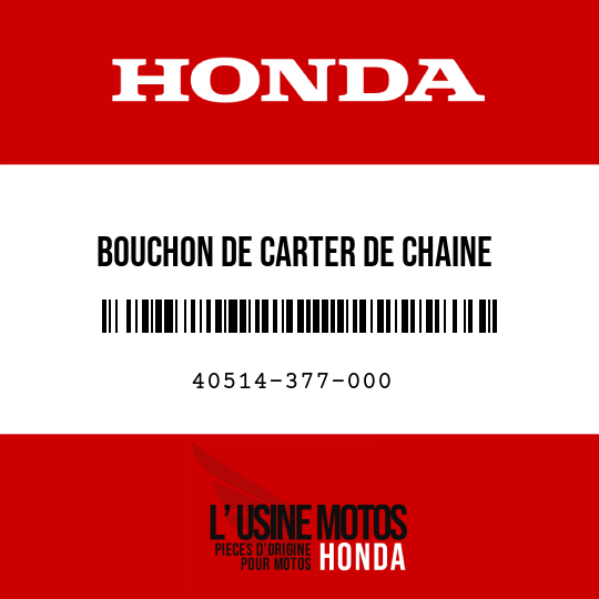 image de 40514-377-000 BOUCHON DE CARTER DE CHAINE