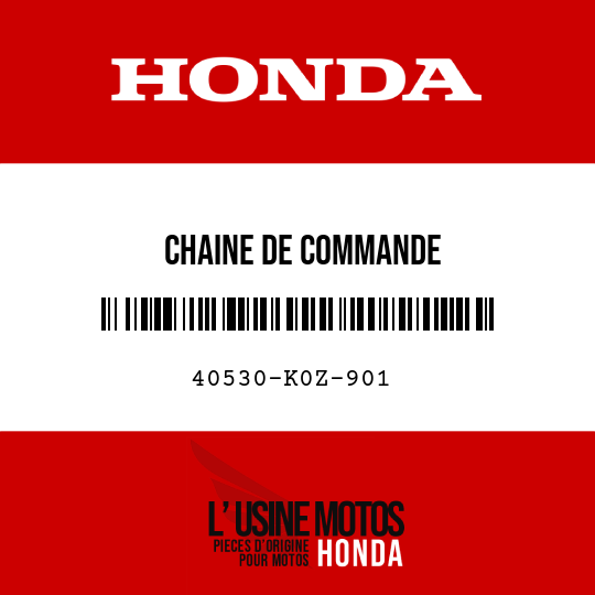 image de 40530-K0Z-901 CHAINE DE COMMANDE (DID520VF4-104LE)