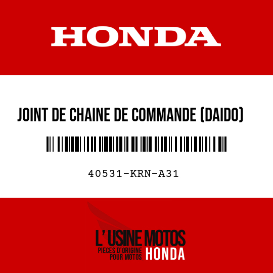image de 40531-KRN-A31 JOINT DE CHAINE DE COMMANDE (DAIDO)